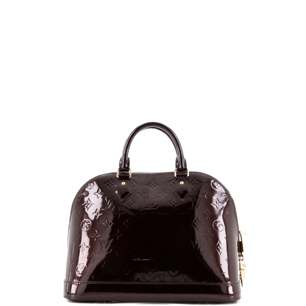 Alma Handbag Monogram Vernis PM