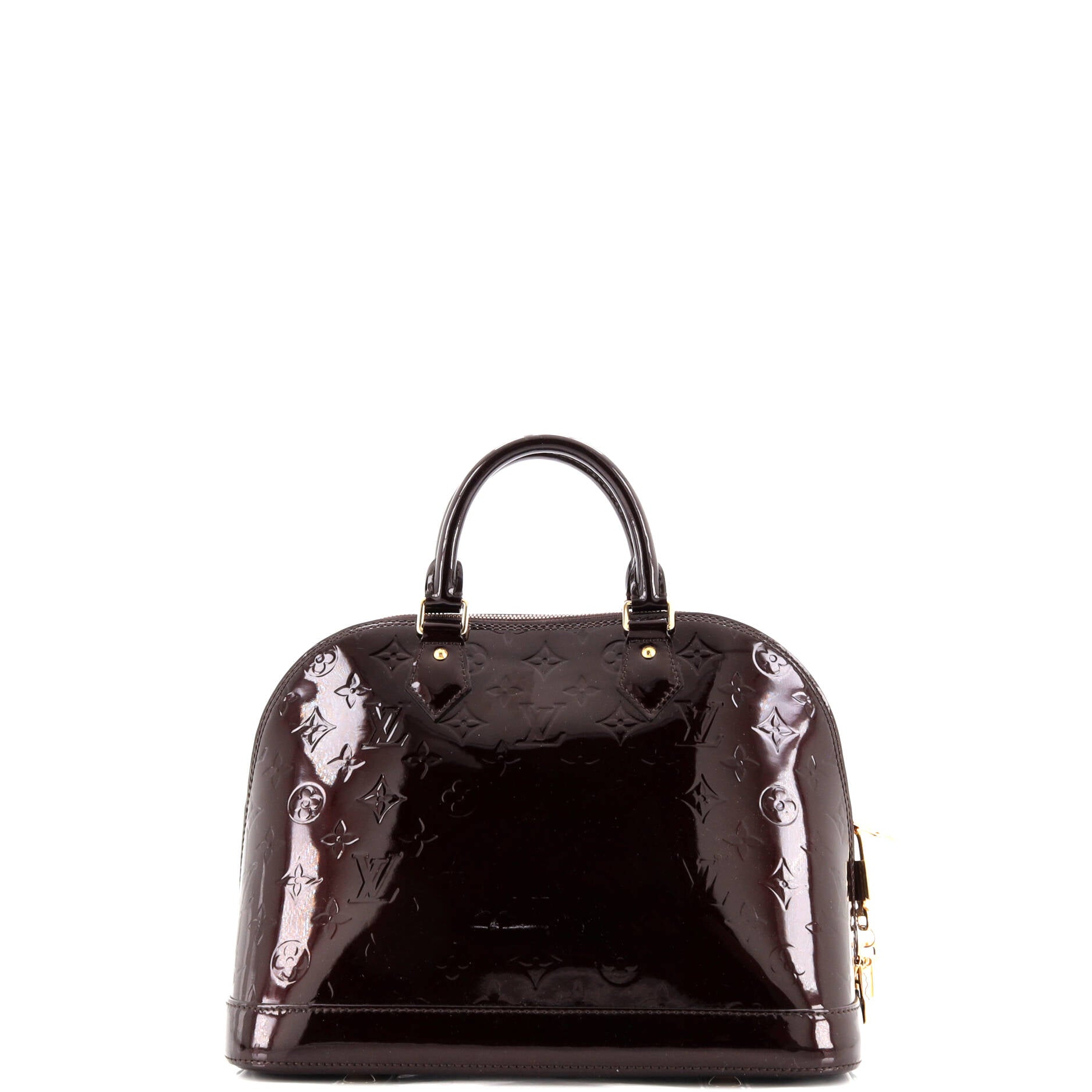 Alma Handbag Monogram Vernis PM