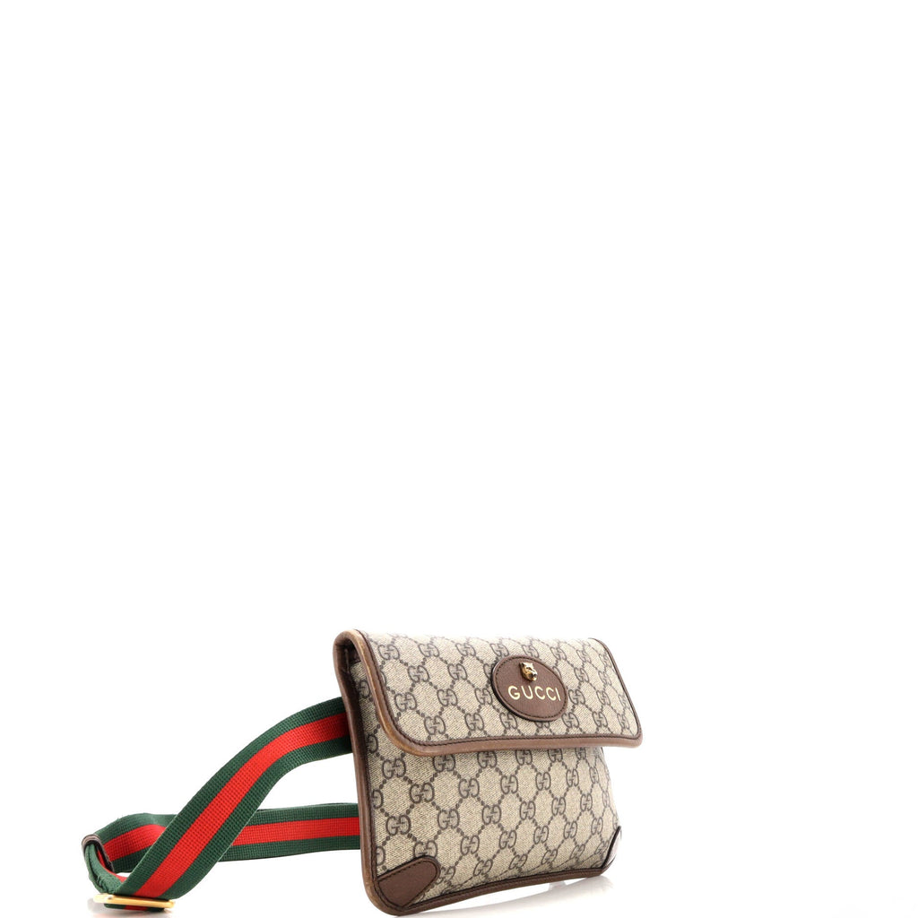 Neo Vintage Flap Belt Bag GG Coated Canvas