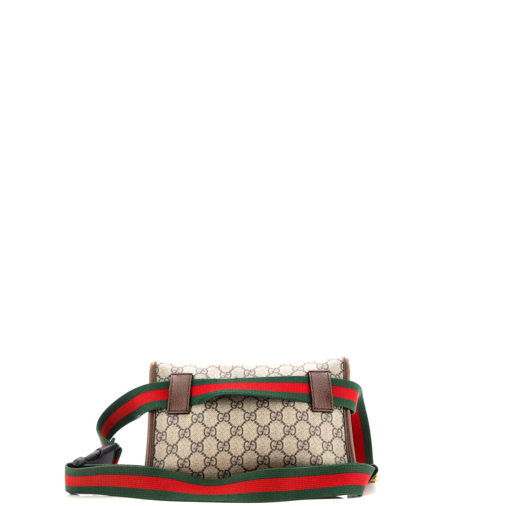 Neo Vintage Flap Belt Bag GG Coated Canvas