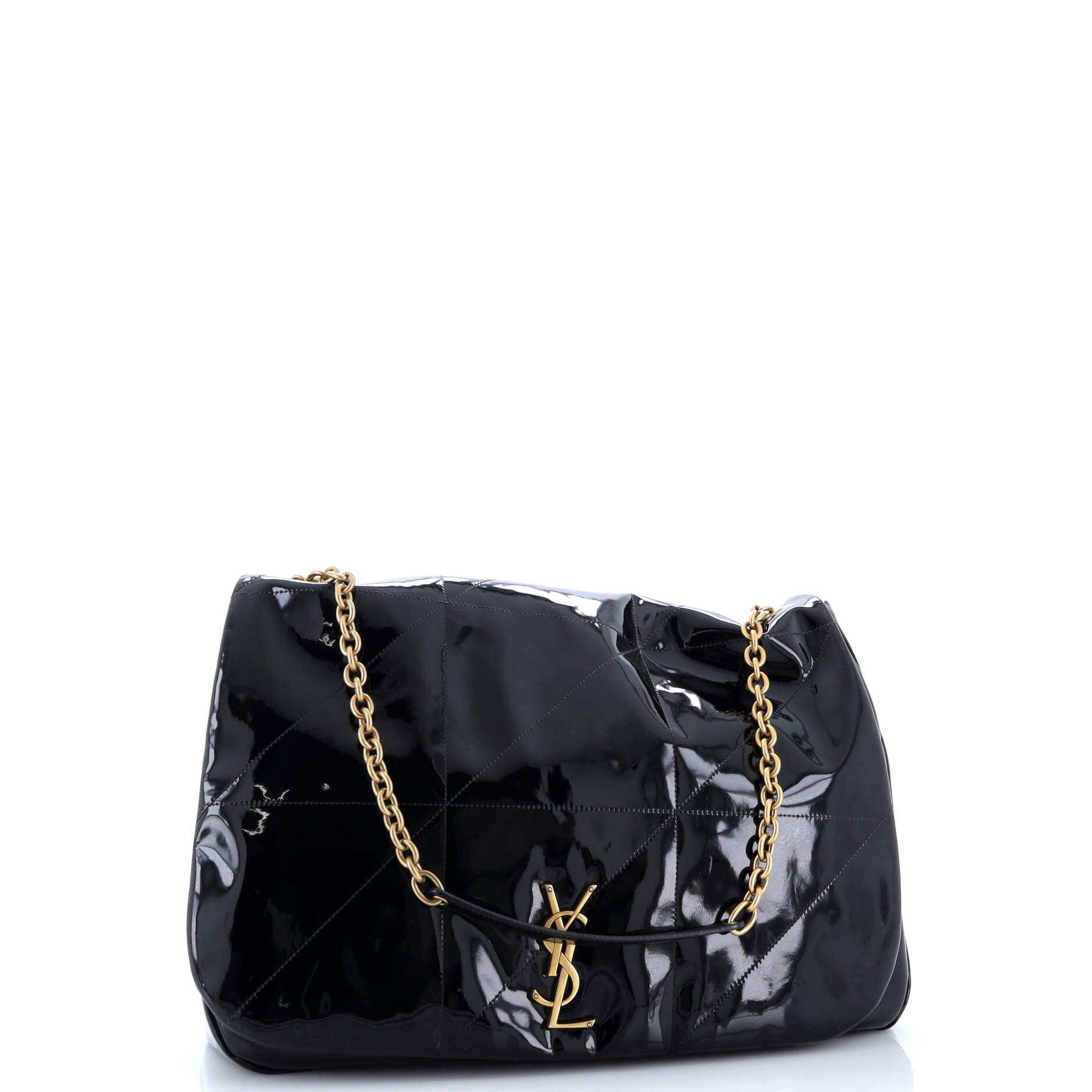 Jamie 4.3 Shoulder Bag Quilted Patent Large