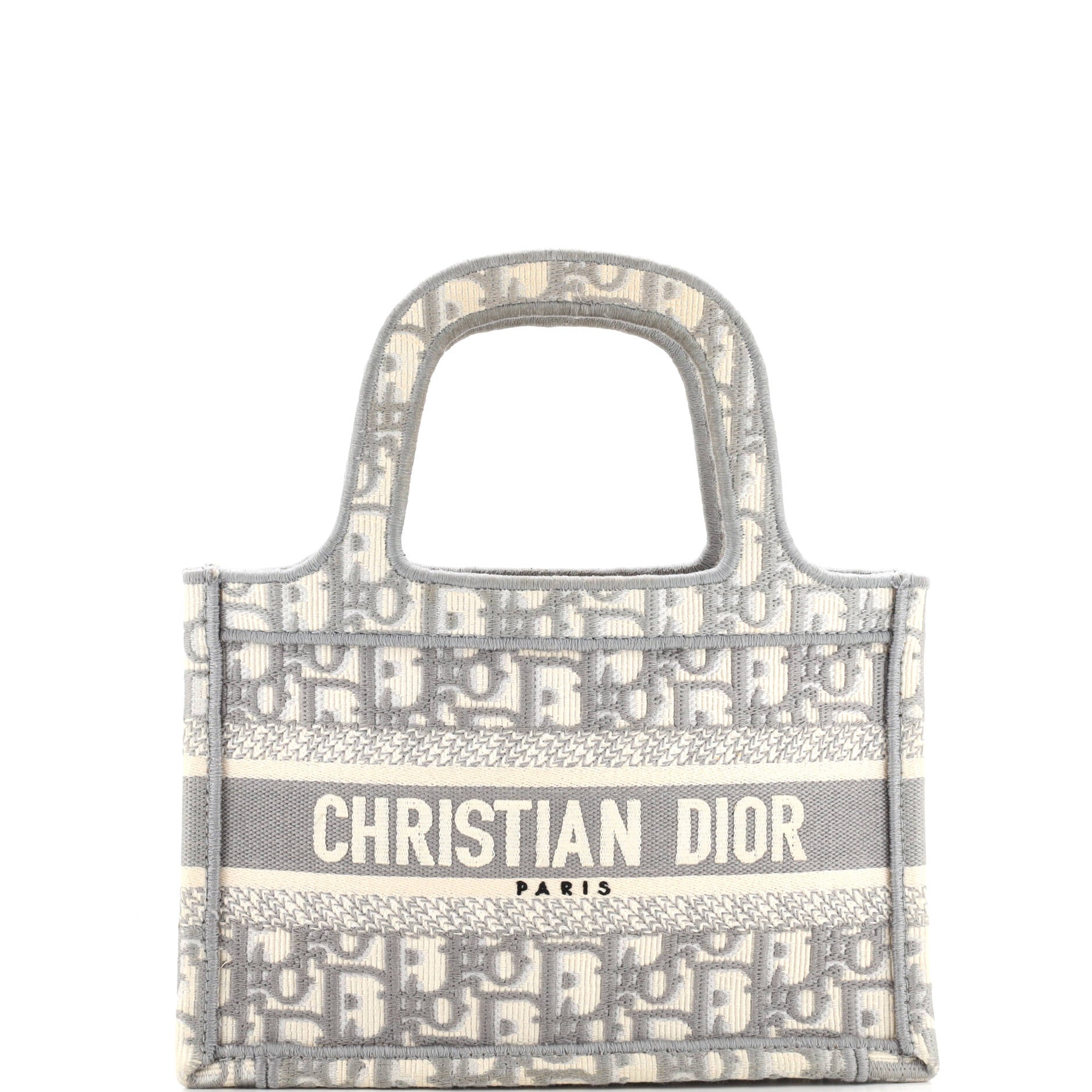 Book Tote Oblique Canvas Mini