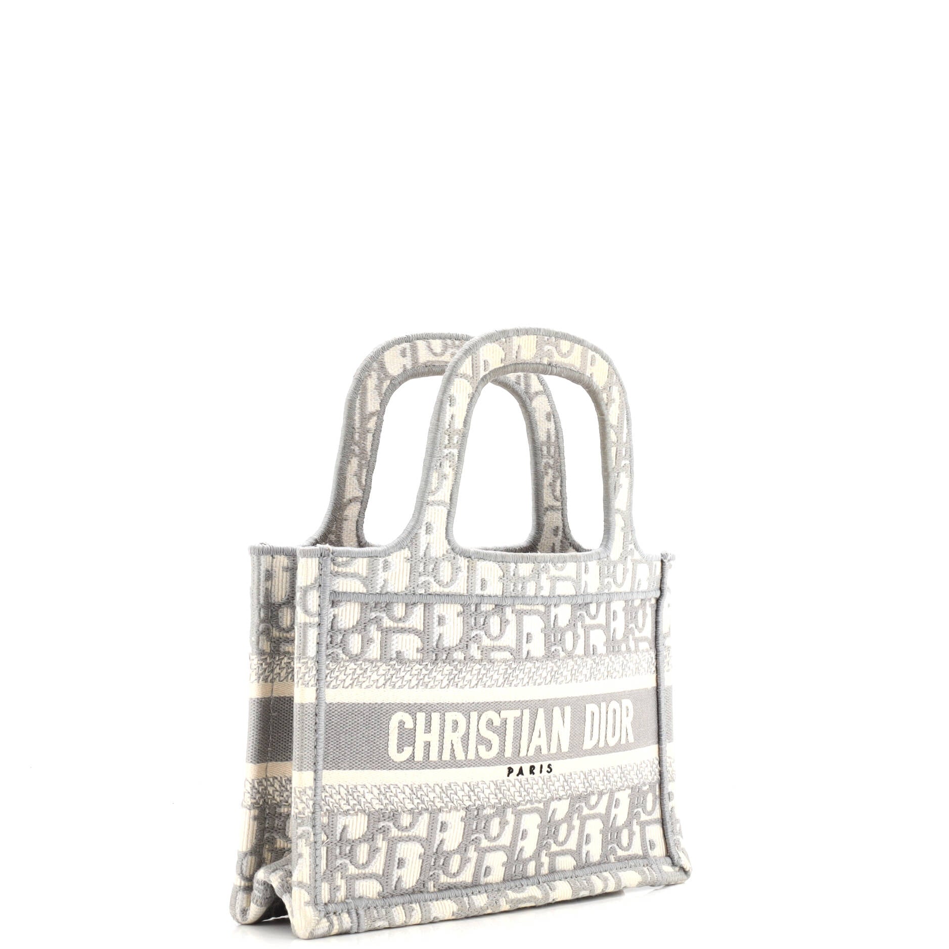 Book Tote Oblique Canvas Mini