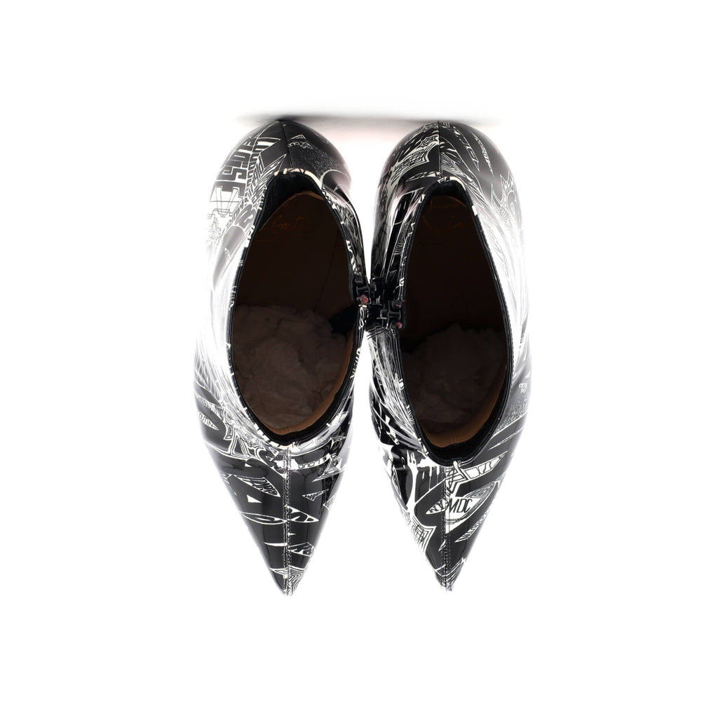 Women's So Kate Booty Ankle Boots Printed Patent 100