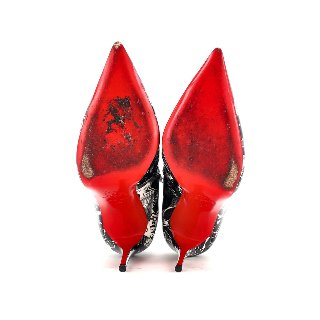 Women's So Kate Booty Ankle Boots Printed Patent 100