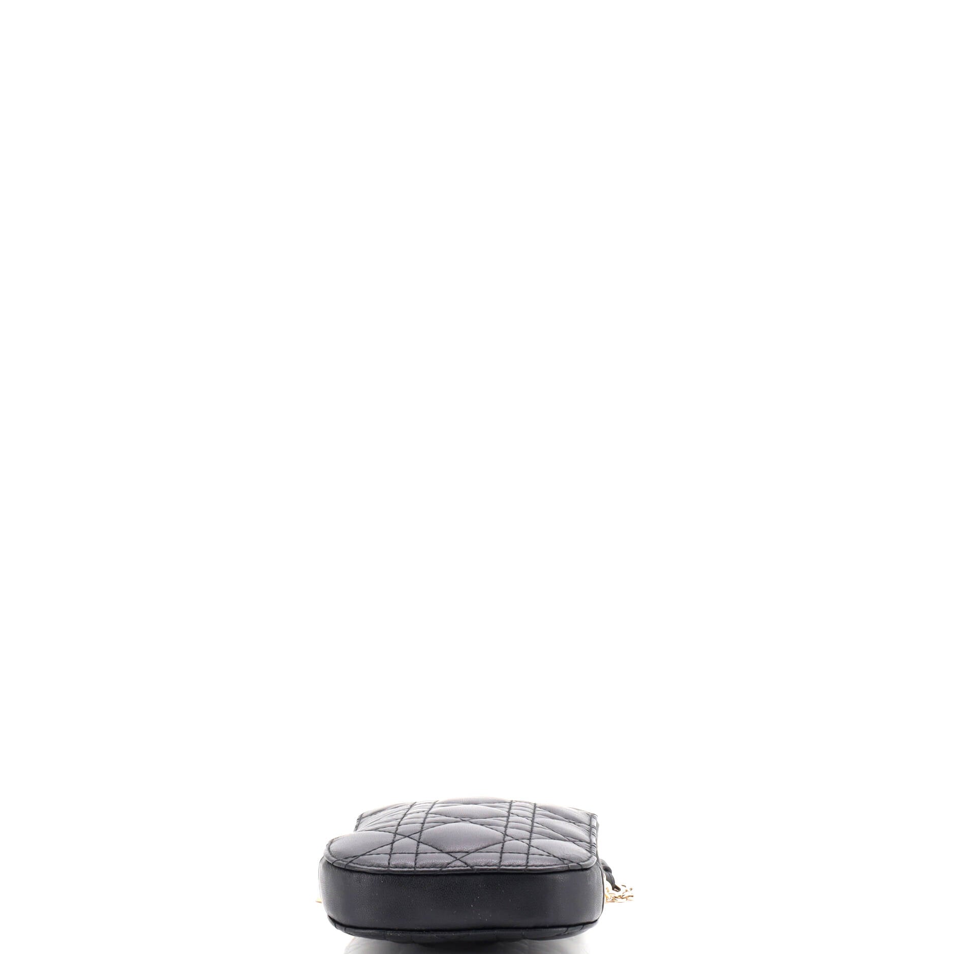Lady Dior Phone Holder on Chain Cannage Quilt Lambskin