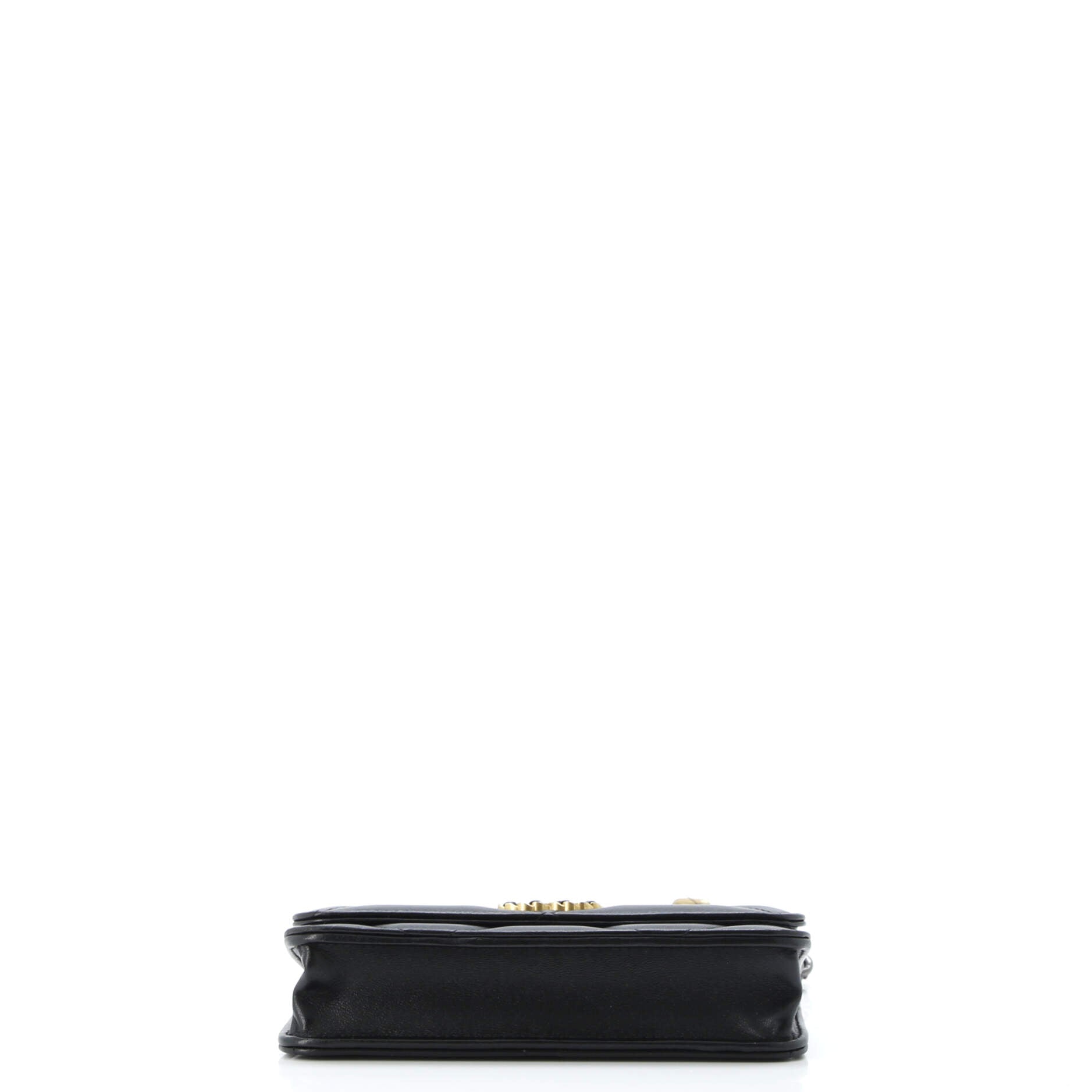 19 Clutch With Chain Quilted Lambskin