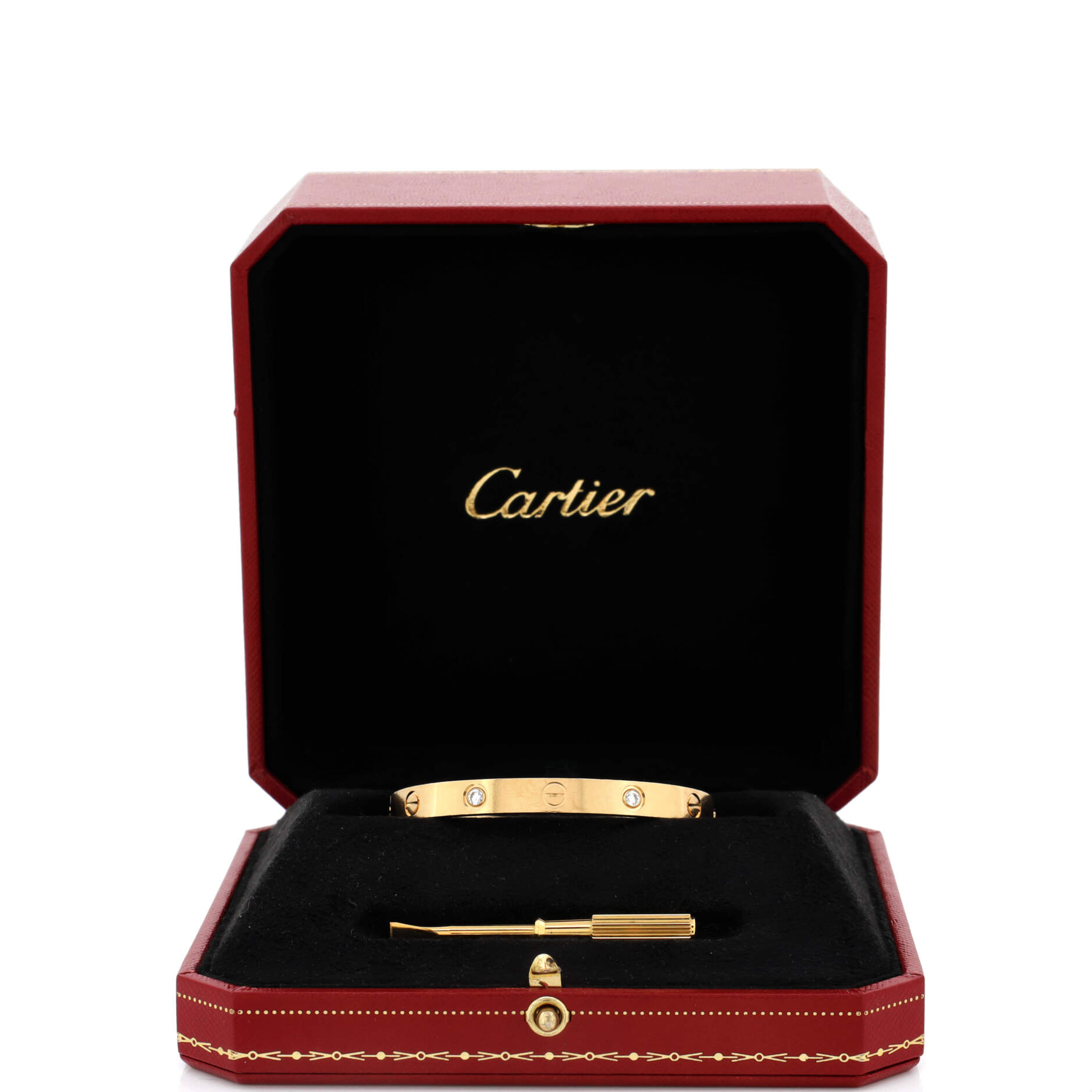 Love 4 Diamond Bracelet 18K Yellow Gold with Diamonds