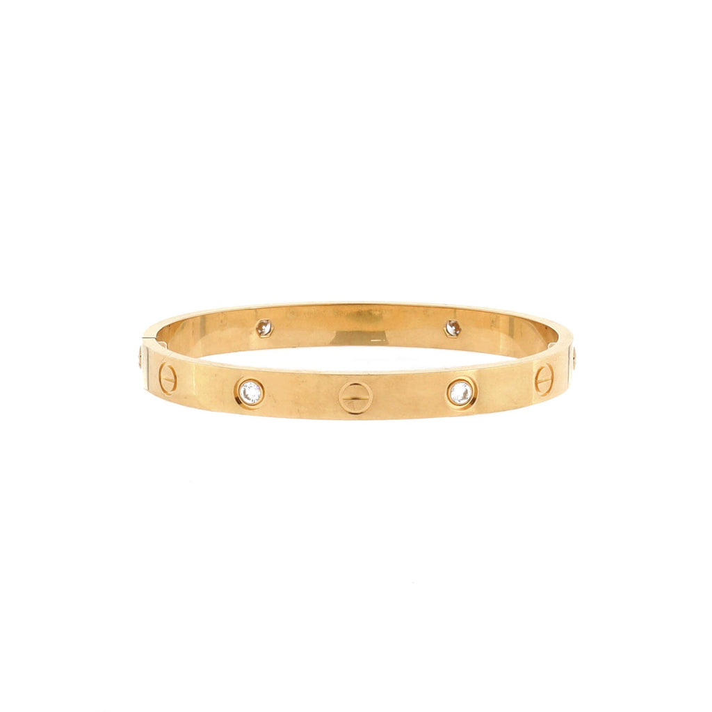 Love 4 Diamond Bracelet 18K Yellow Gold with Diamonds