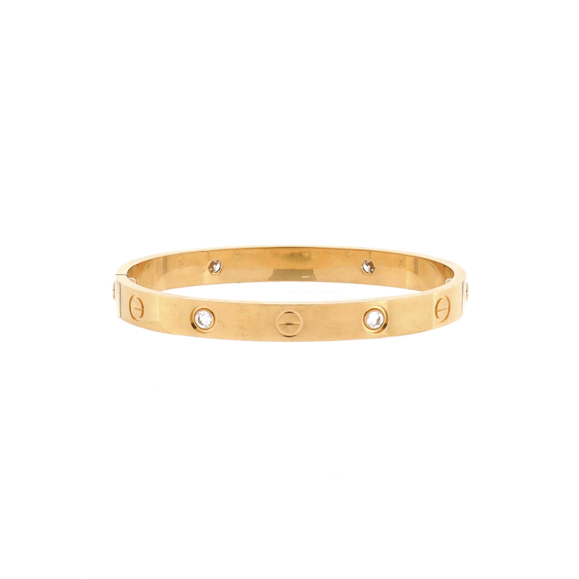 Love 4 Diamond Bracelet 18K Yellow Gold with Diamonds