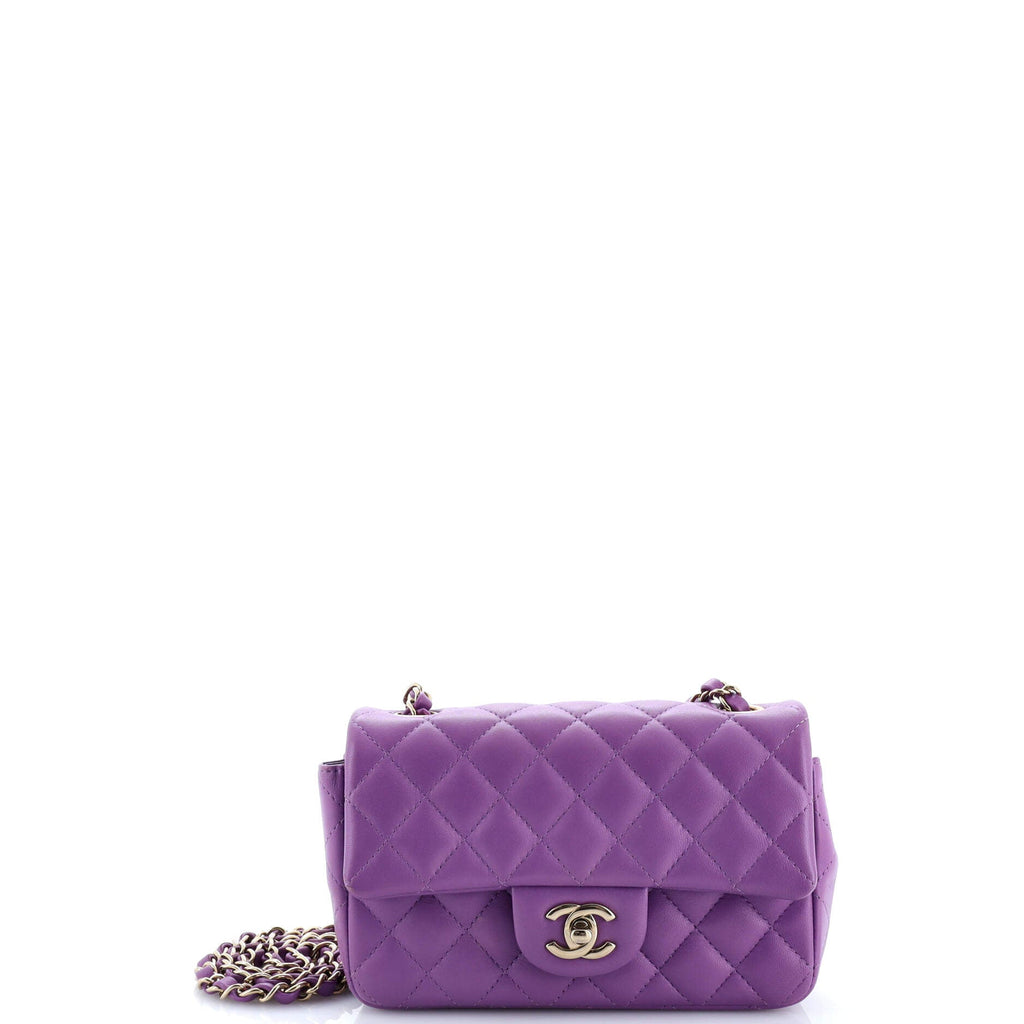 Classic Single Flap Bag Quilted Lambskin Mini