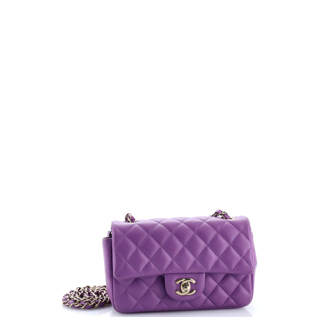 Classic Single Flap Bag Quilted Lambskin Mini