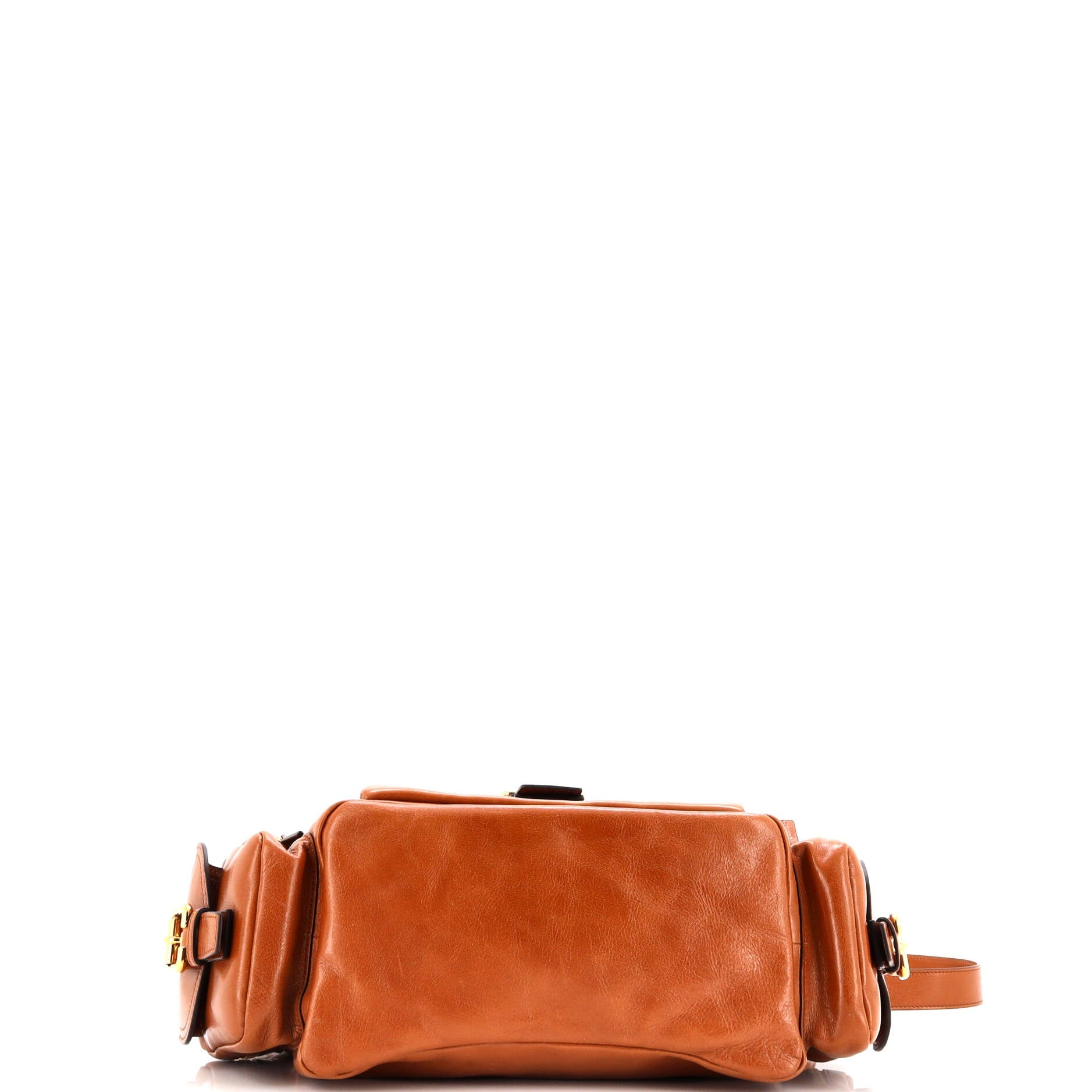 Camera Shoulder Bag Leather Medium