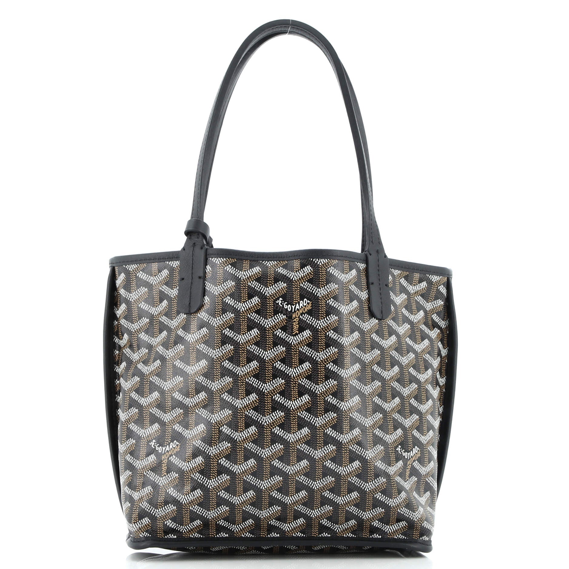 Anjou Reversible Tote Coated Canvas Mini