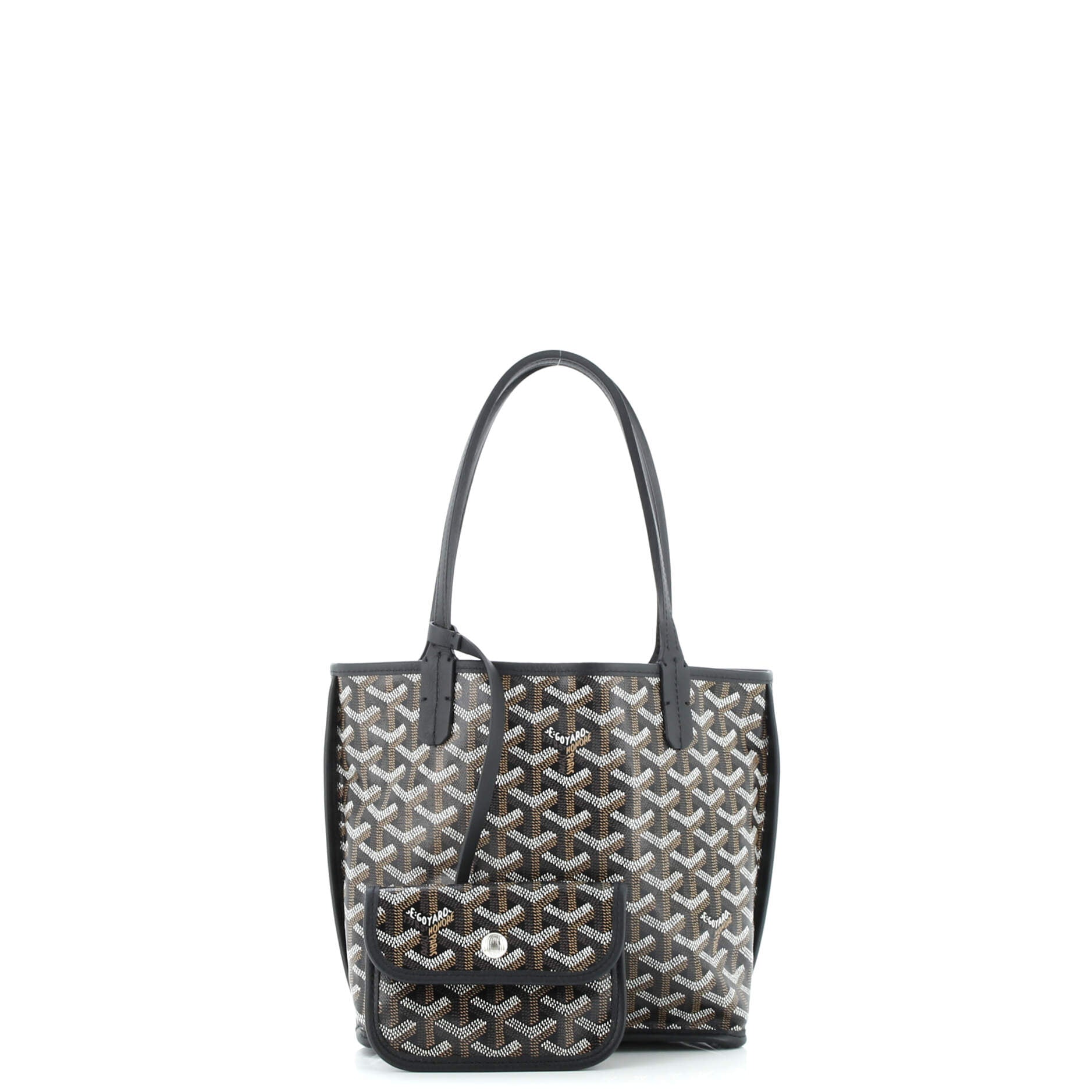 Anjou Reversible Tote Coated Canvas Mini