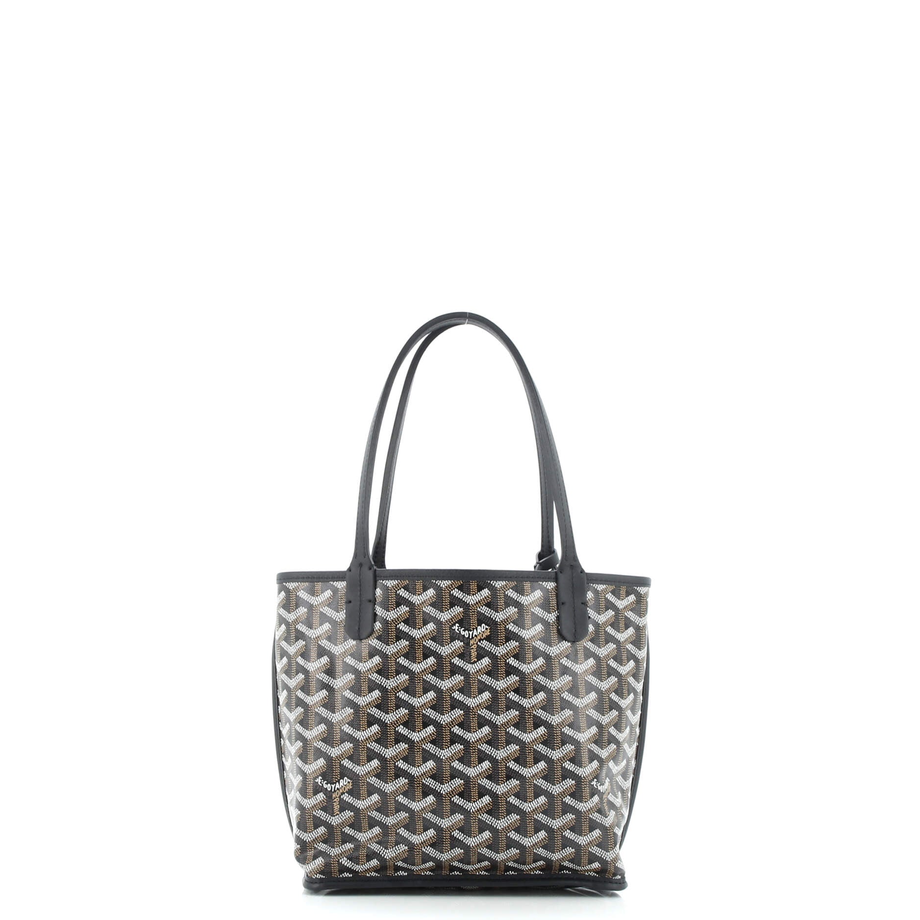 Anjou Reversible Tote Coated Canvas Mini