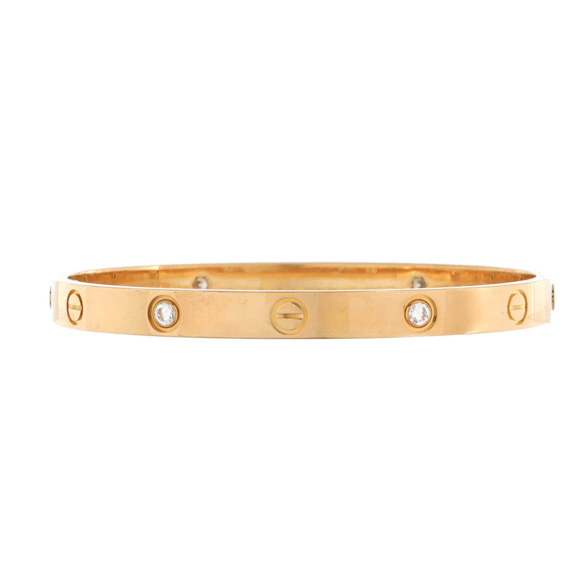 Love 4 Diamond Bracelet 18K Yellow Gold with Diamonds