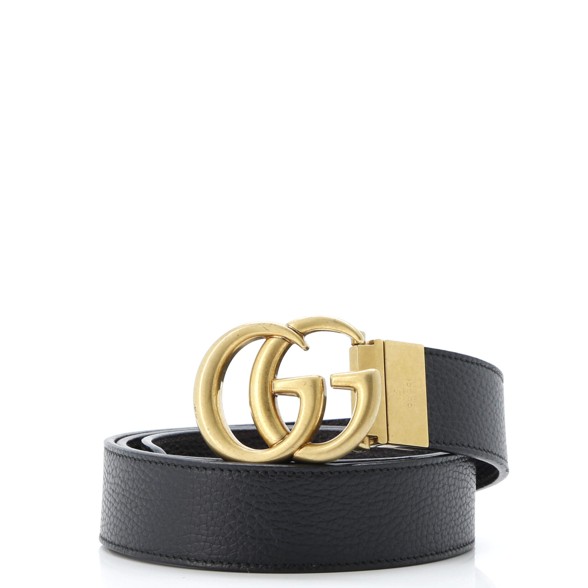 GG Marmont Reversible Belt Leather Wide