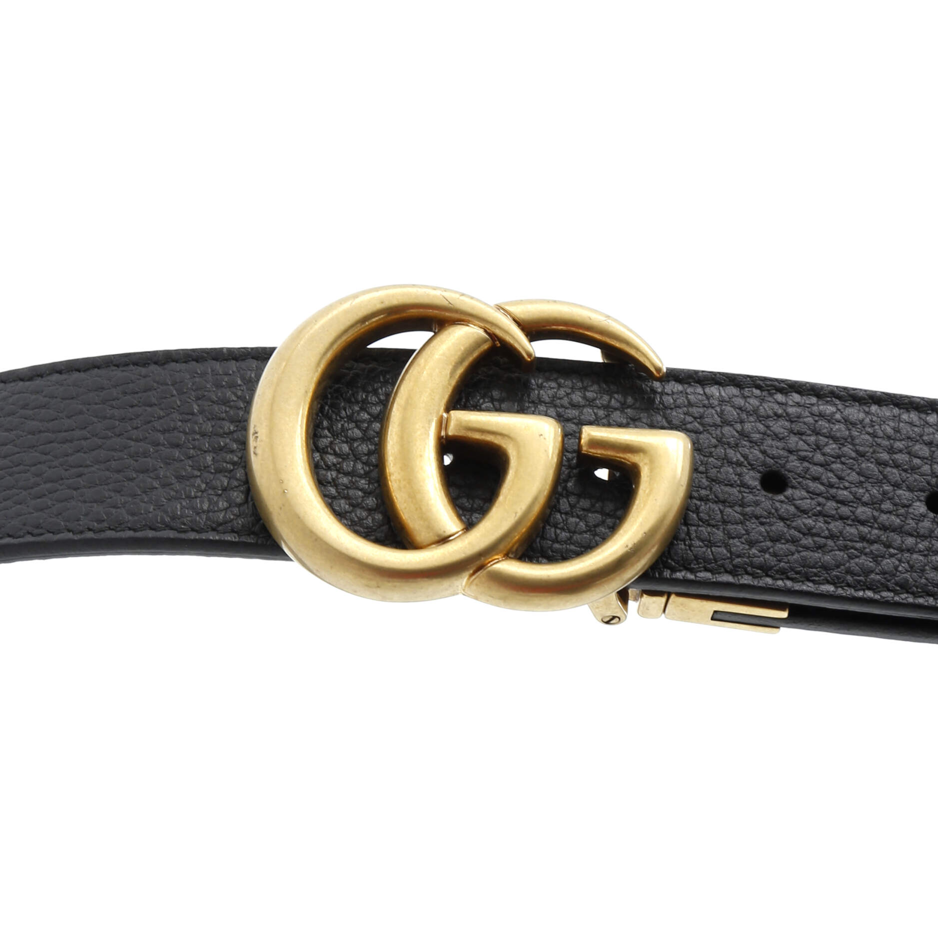 GG Marmont Reversible Belt Leather Wide