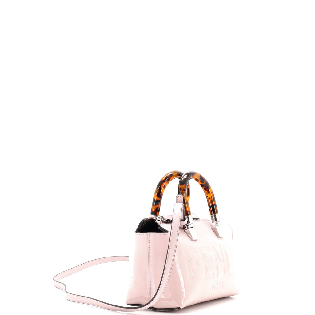 Logo By The Way Top Handle Bag Embossed Leather Mini