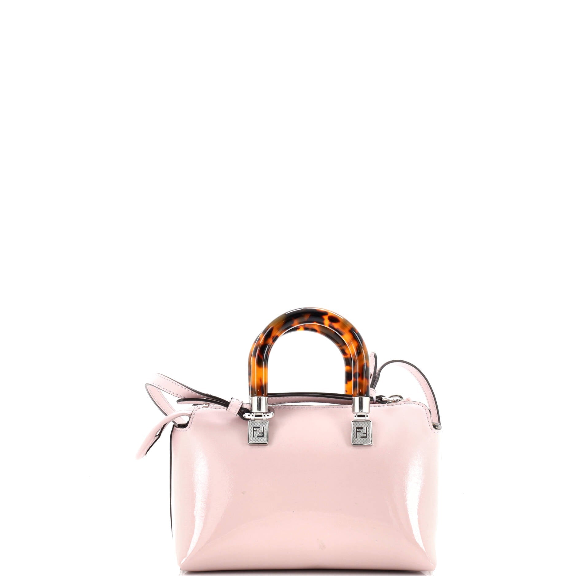 Logo By The Way Top Handle Bag Embossed Leather Mini