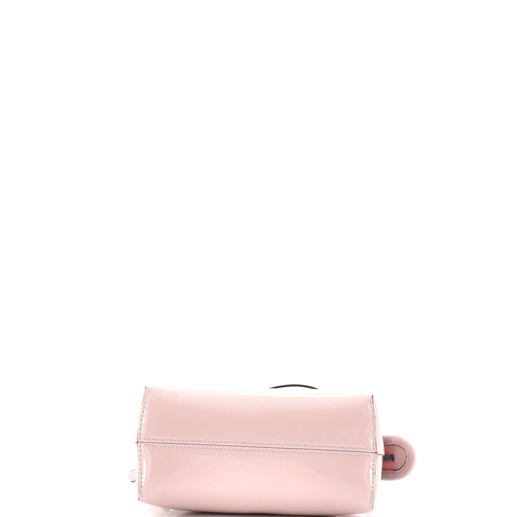 Logo By The Way Top Handle Bag Embossed Leather Mini