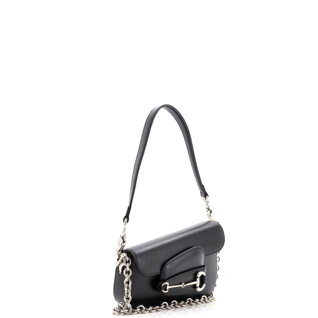 Horsebit 1955 Asymmetric Shoulder Bag Leather Mini