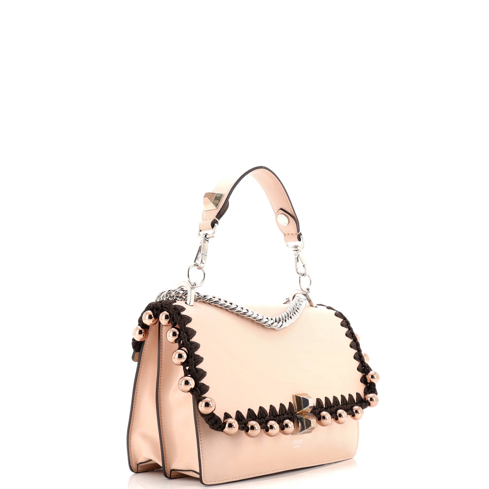 Kan I Bag Beaded Whipstitch Leather Medium