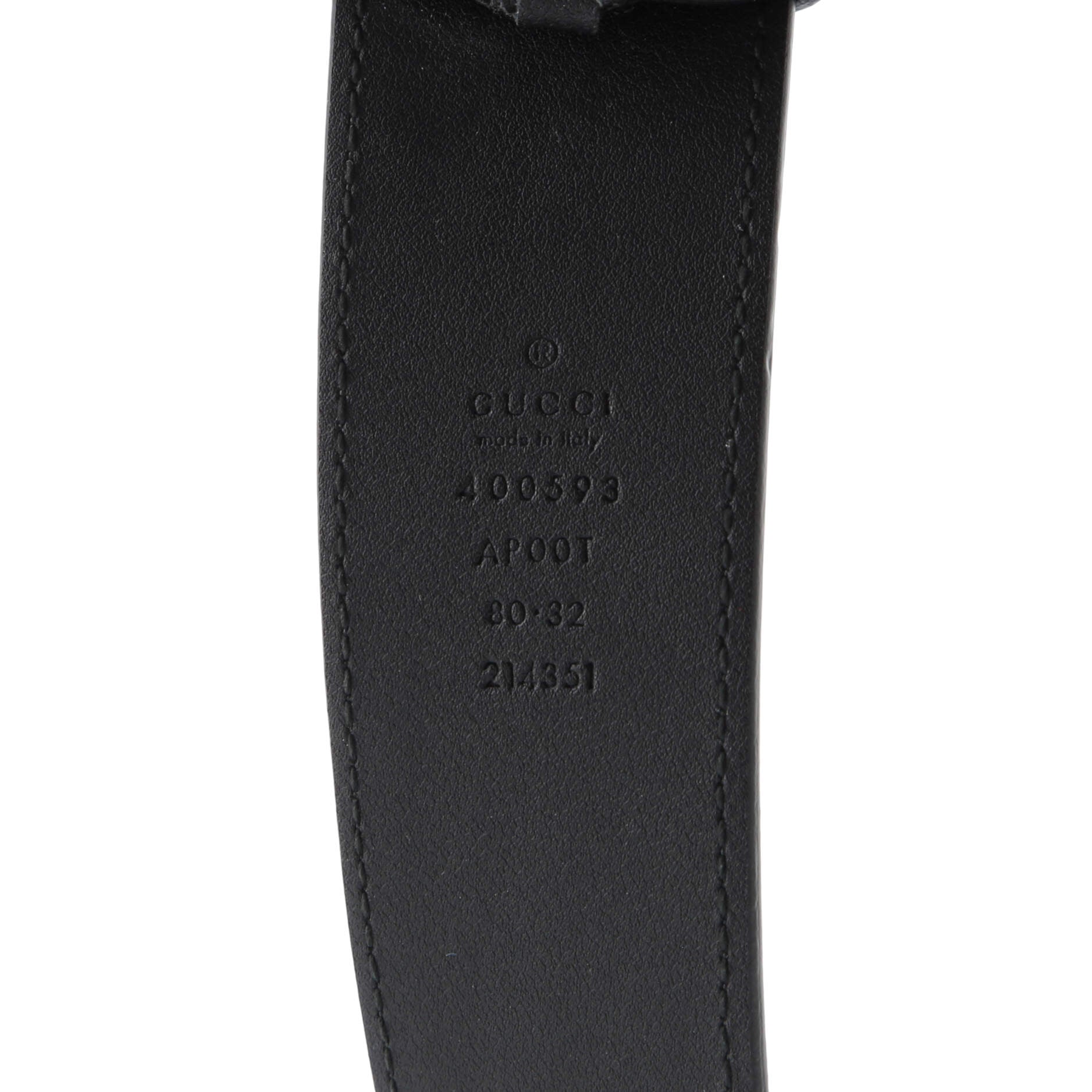 GG Marmont Belt Leather Medium