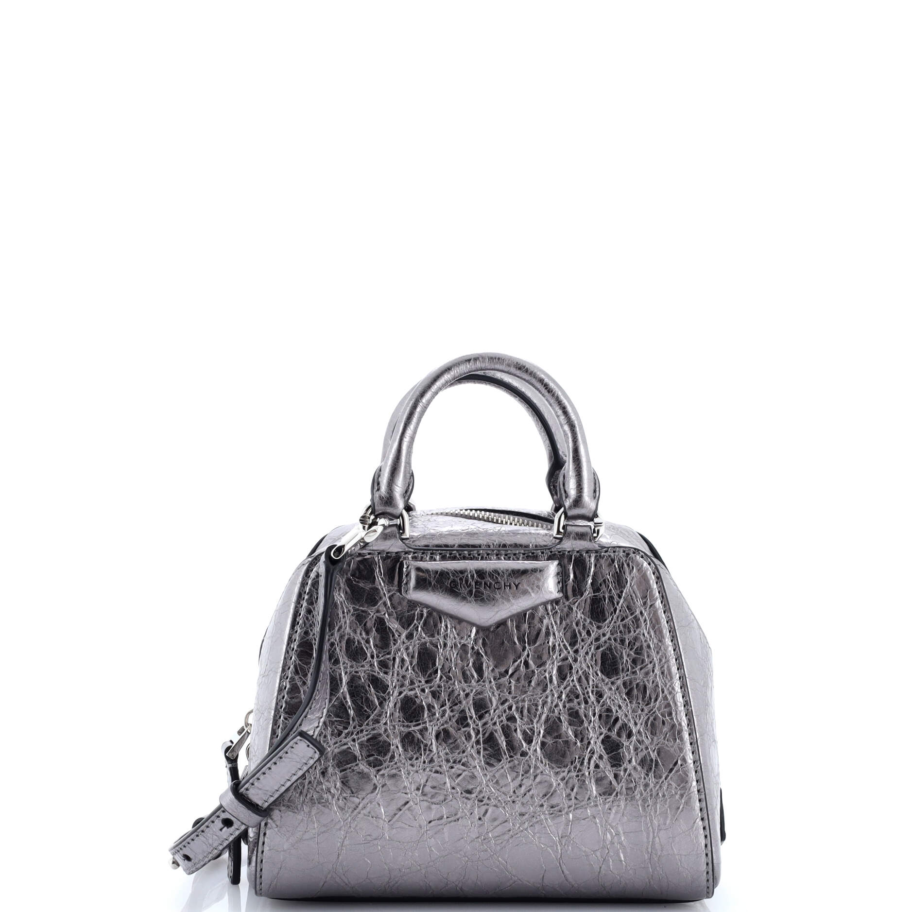 Antigona Cube Bag Leather Nano