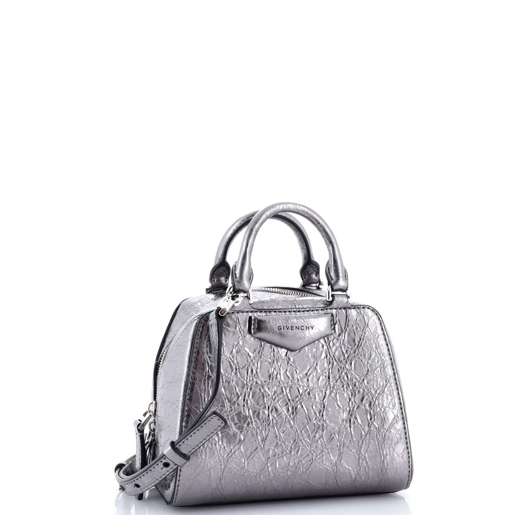 Antigona Cube Bag Leather Nano