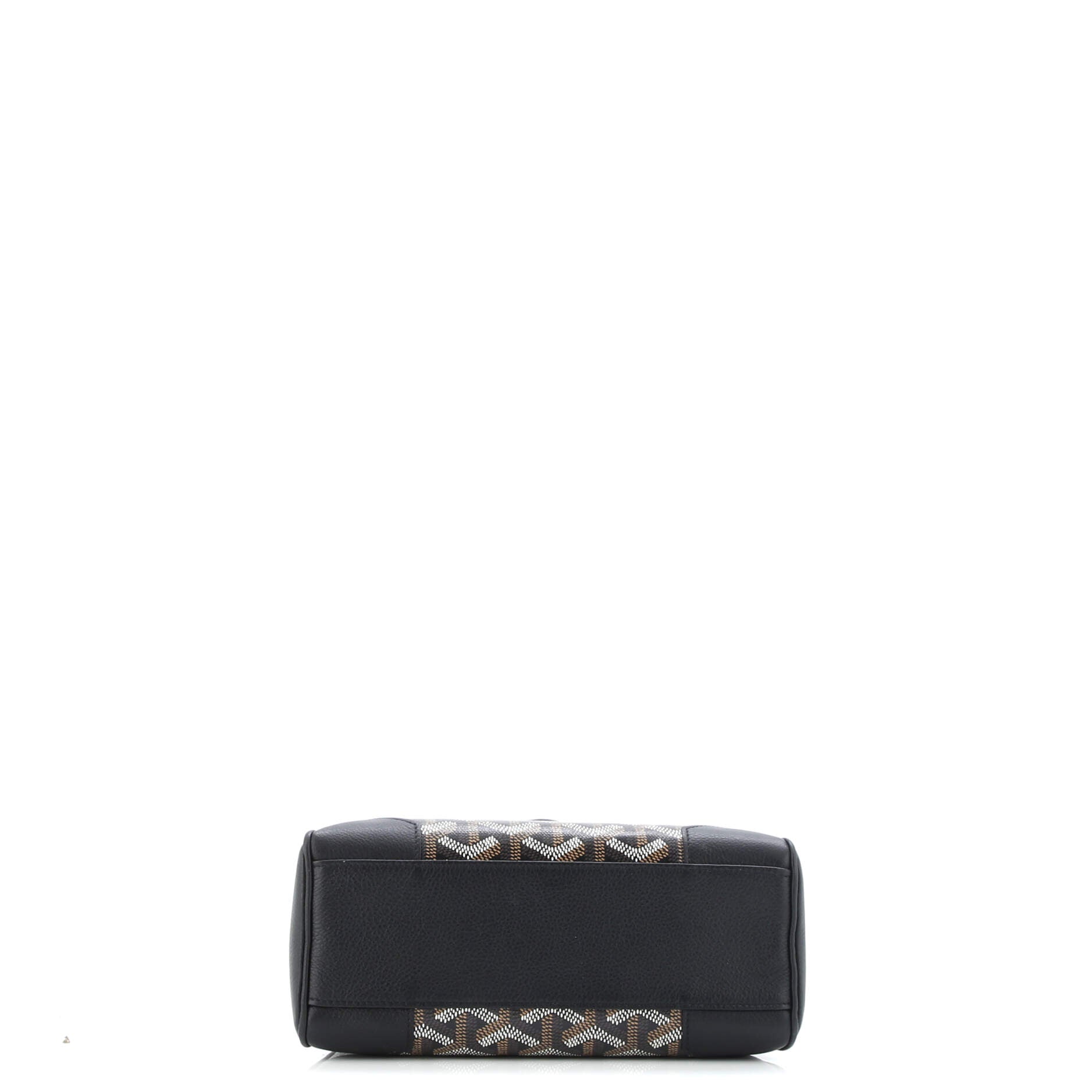 Saigon Top Handle Bag Coated Canvas with Leather Mini