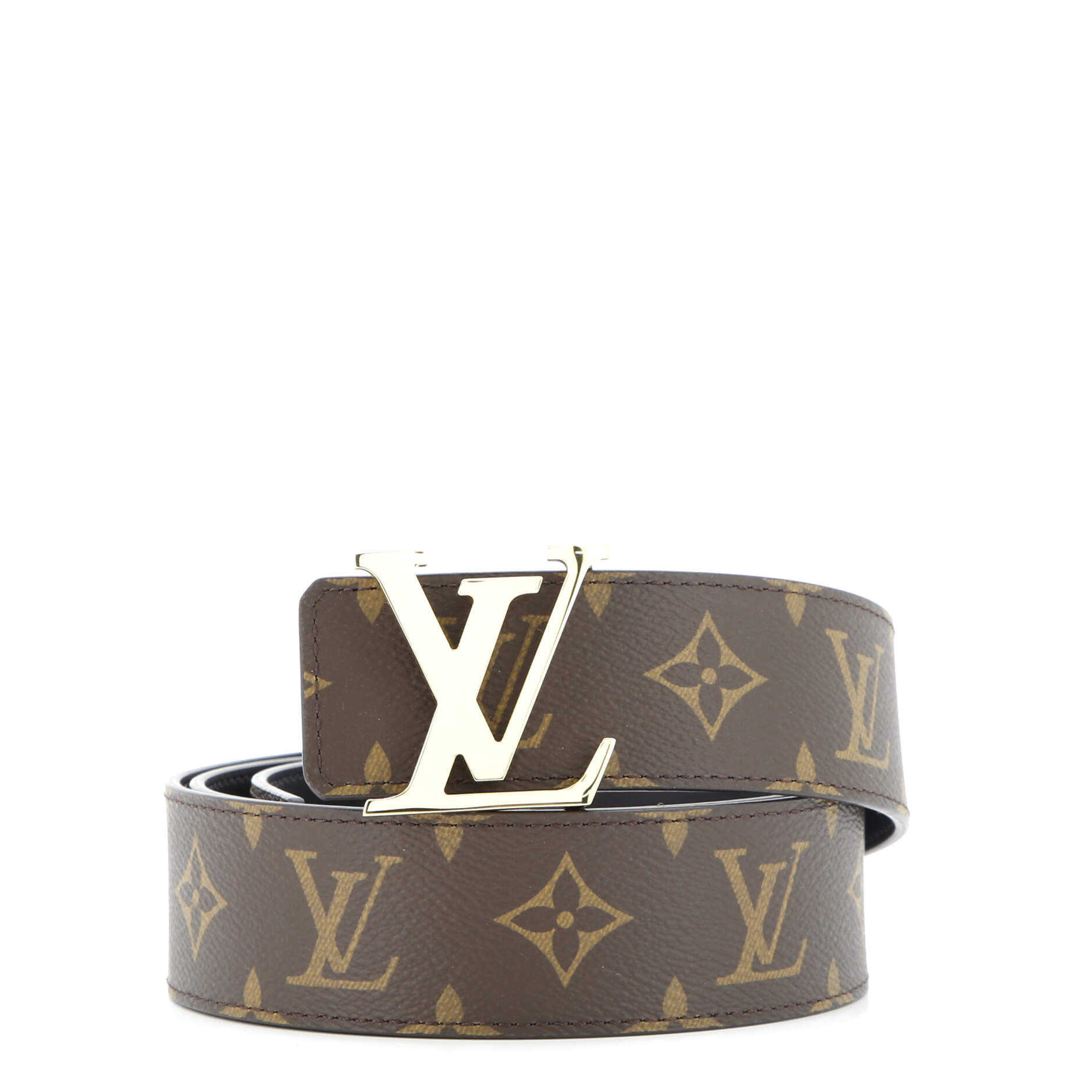 LV Initiales Belt Monogram Canvas Thin