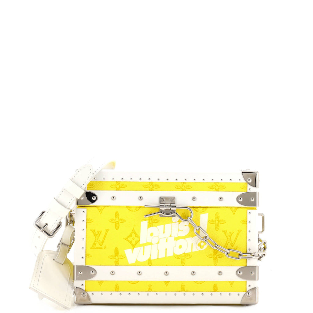 Clutch Box Bag Everyday Signature Vintage Monogram Canvas