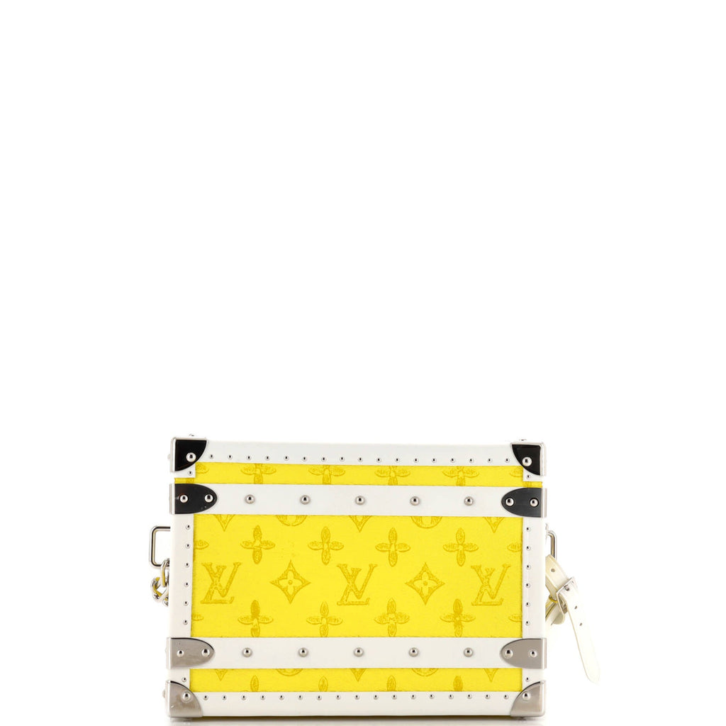 Clutch Box Bag Everyday Signature Vintage Monogram Canvas