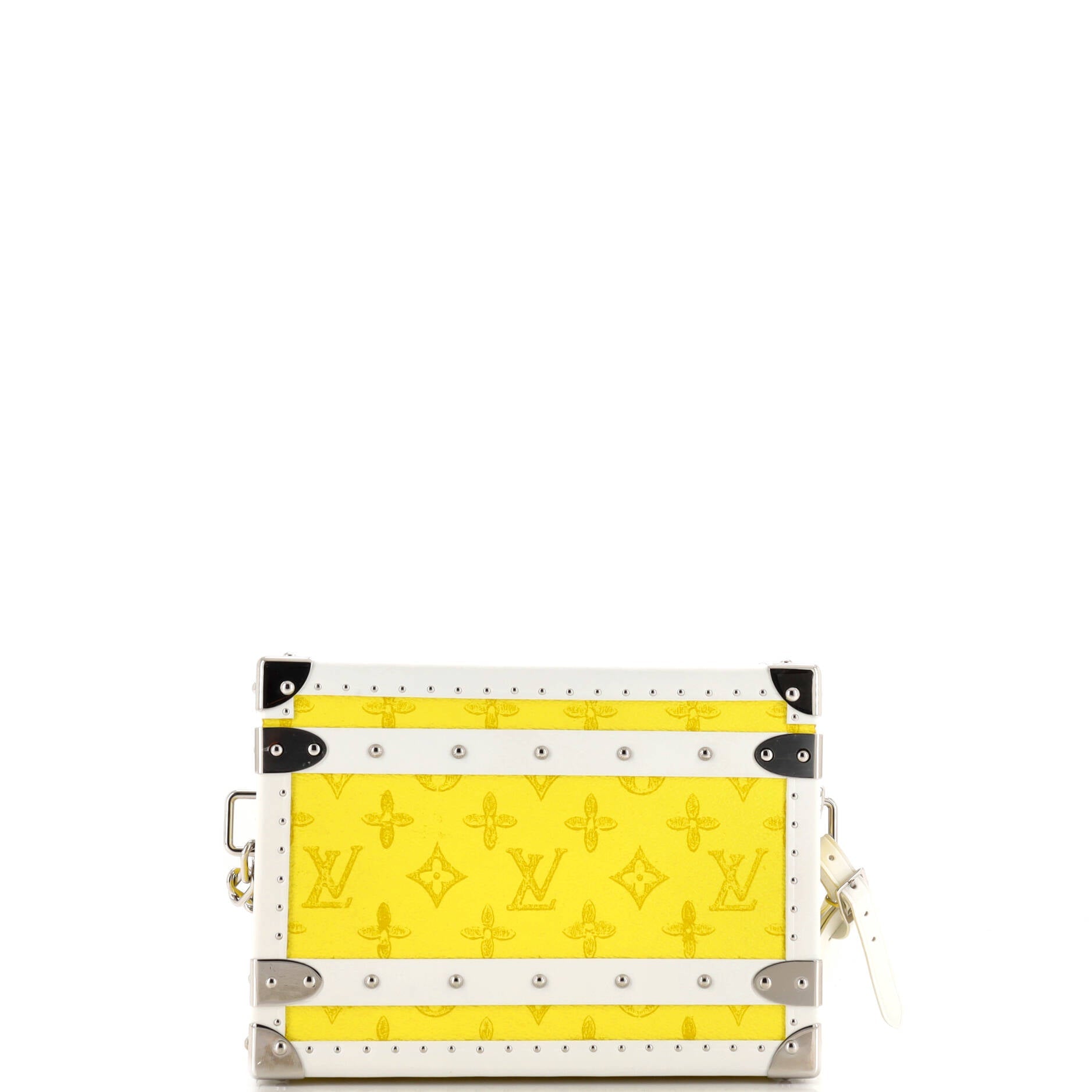 Clutch Box Bag Everyday Signature Vintage Monogram Canvas