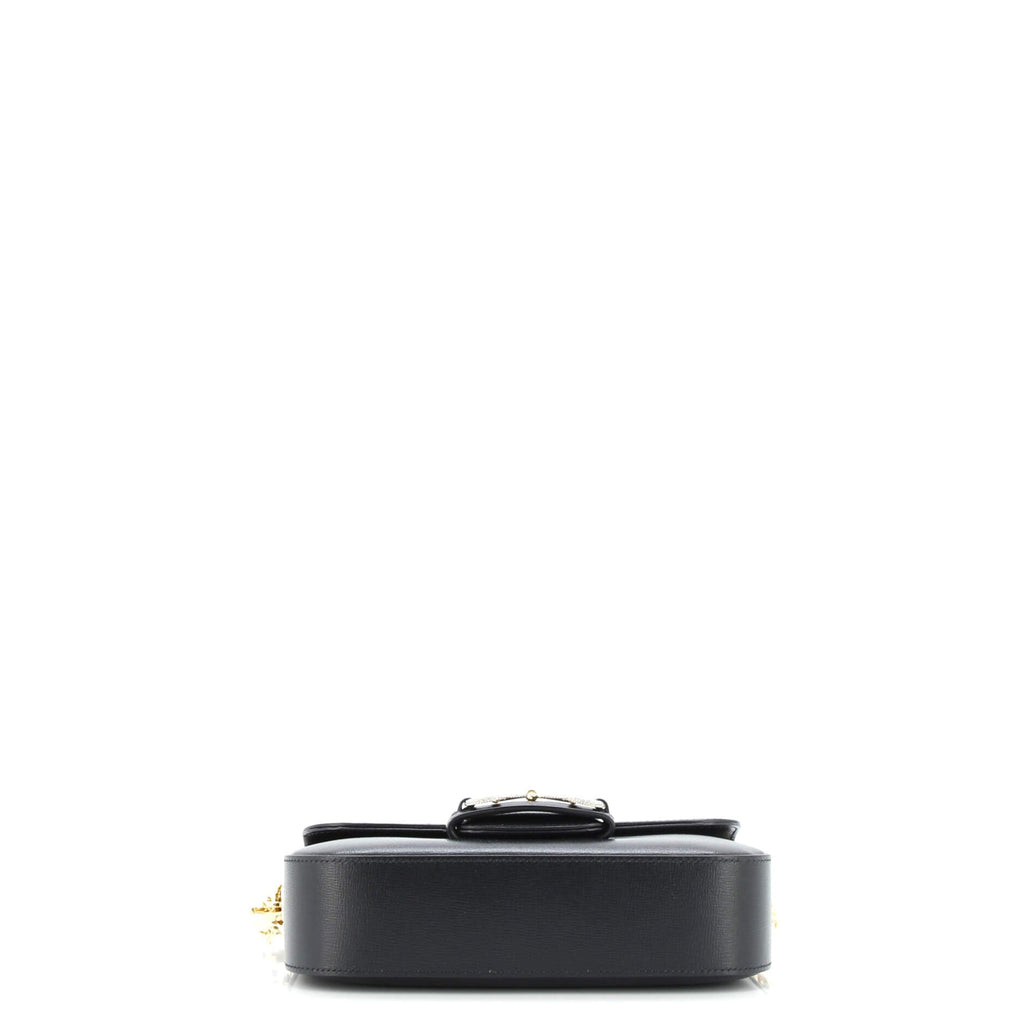 Horsebit 1955 Shoulder Bag Leather with Crystal Detail Mini