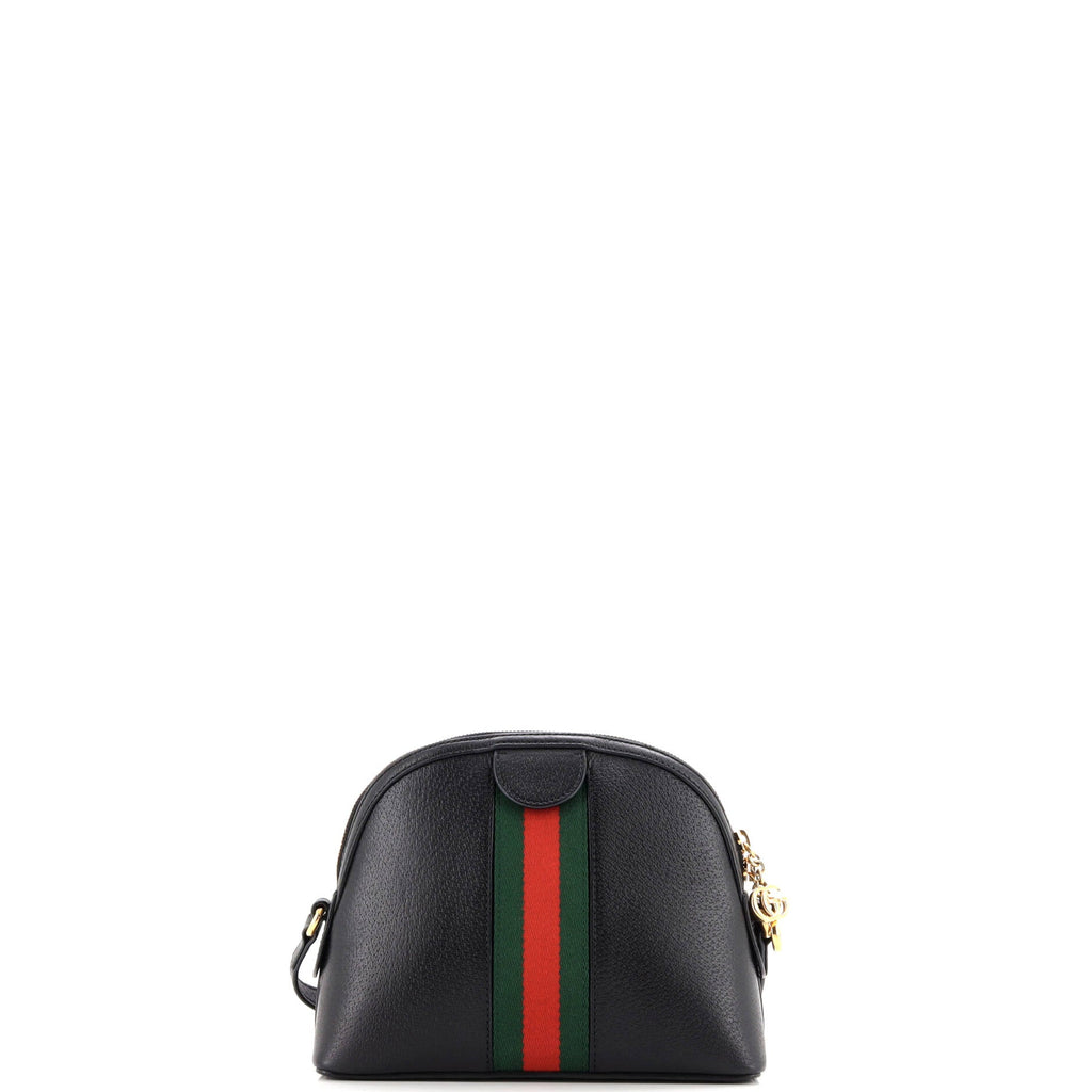 Ophidia Dome Shoulder Bag Leather Small
