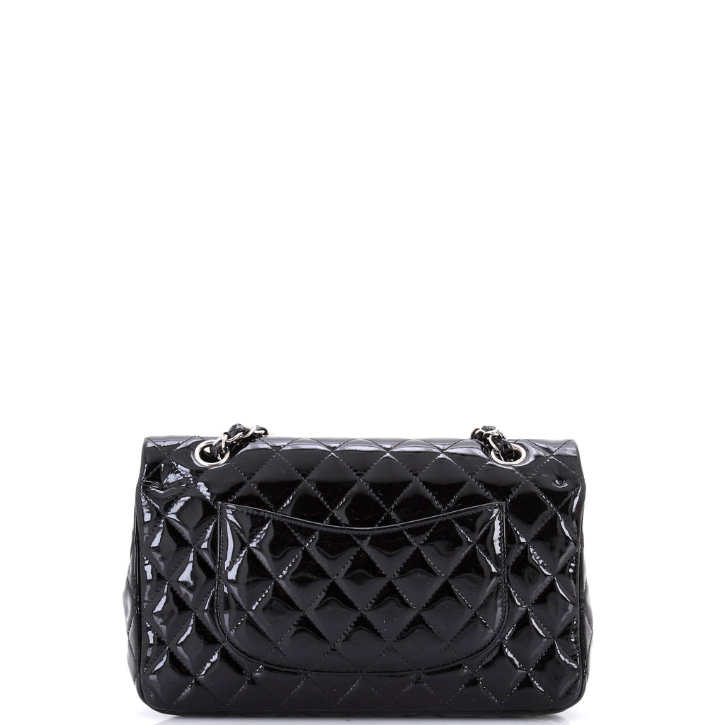 Classic Double Flap Bag Quilted Patent Medium