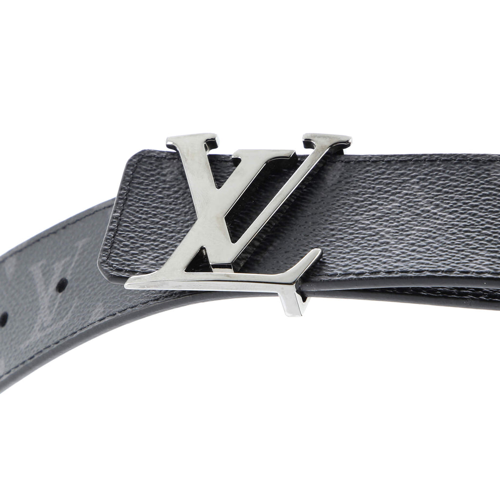 LV Line Reversible Belt Monogram Eclipse Canvas and Leather Wide 105