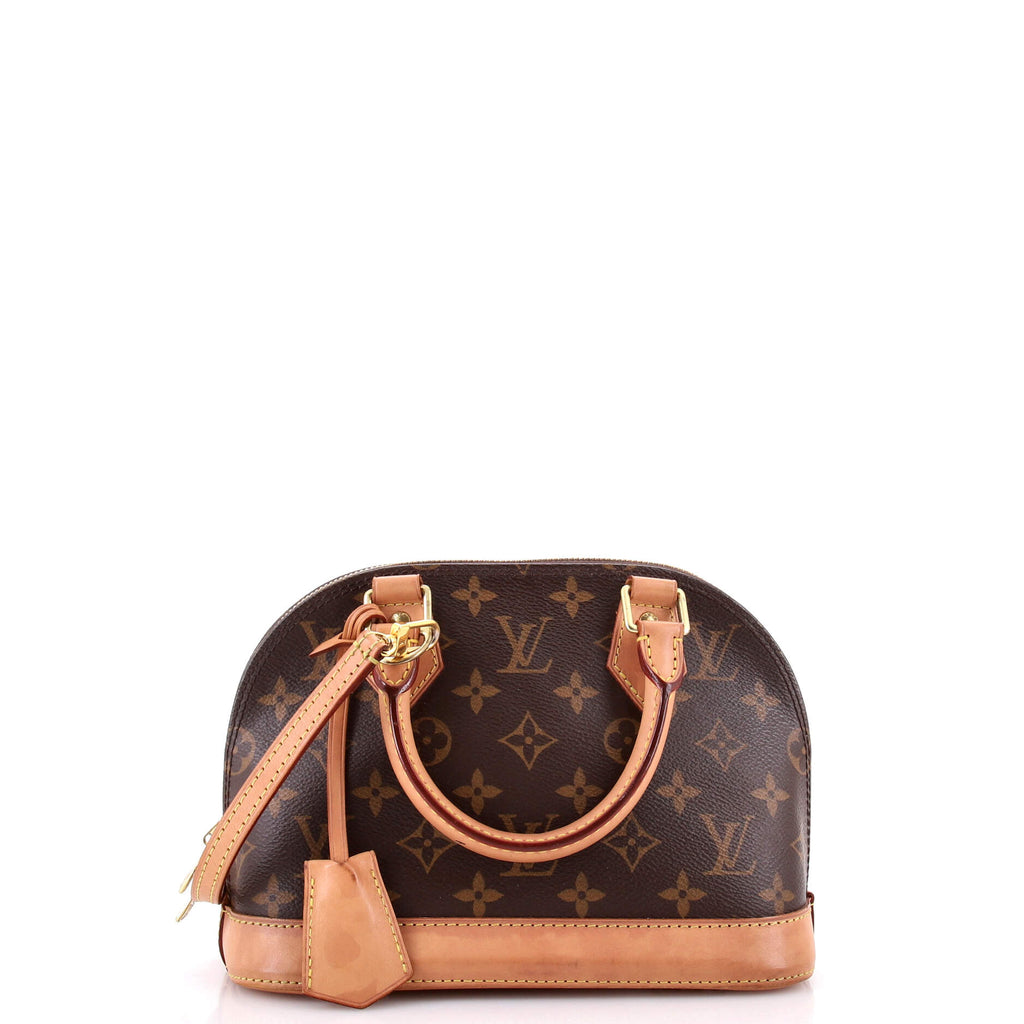 Alma Handbag Monogram Canvas BB