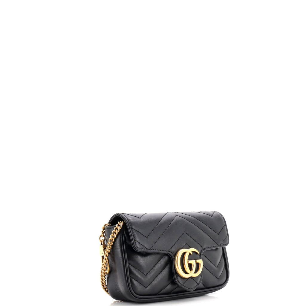 GG Marmont Flap Bag Matelasse Leather Super Mini