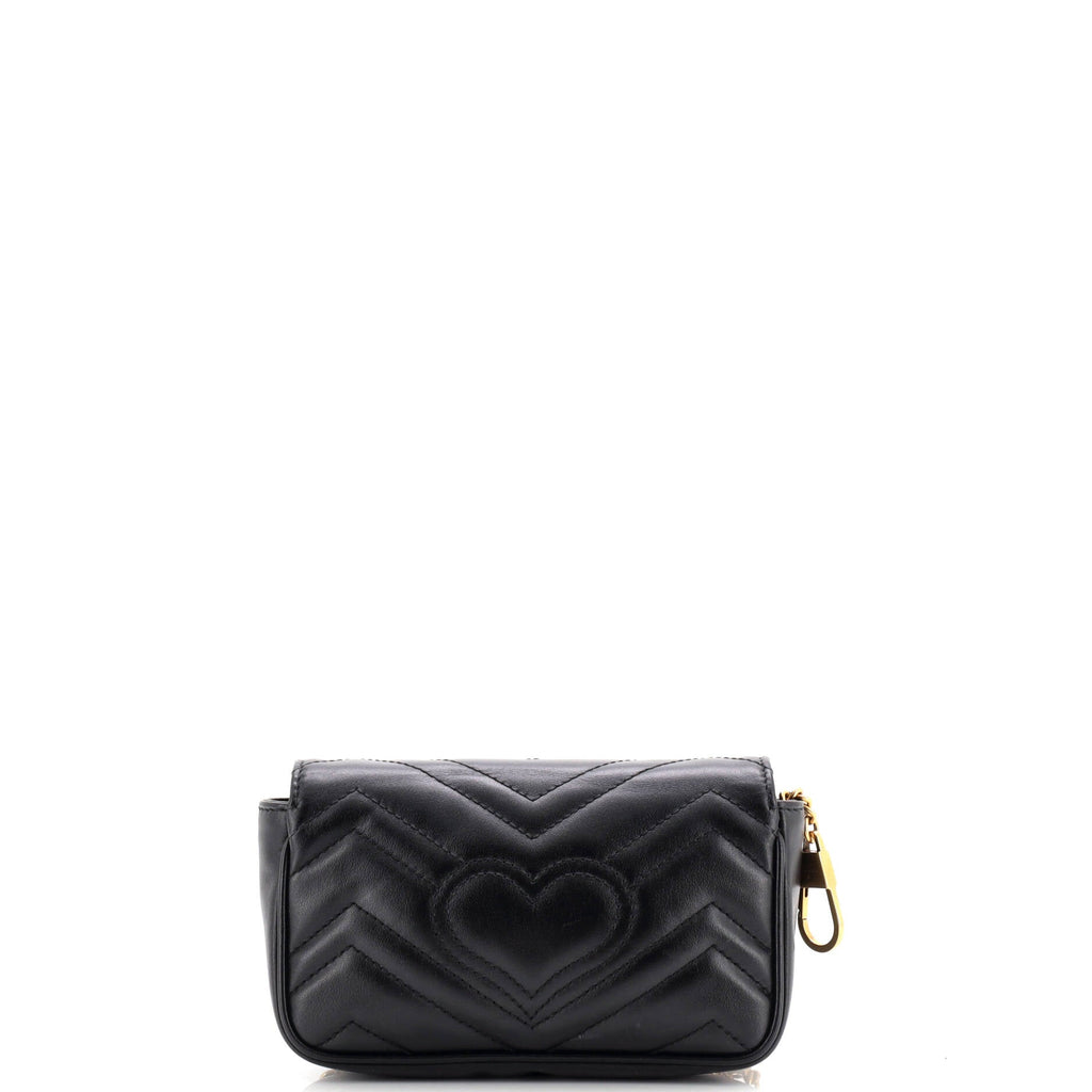 GG Marmont Flap Bag Matelasse Leather Super Mini