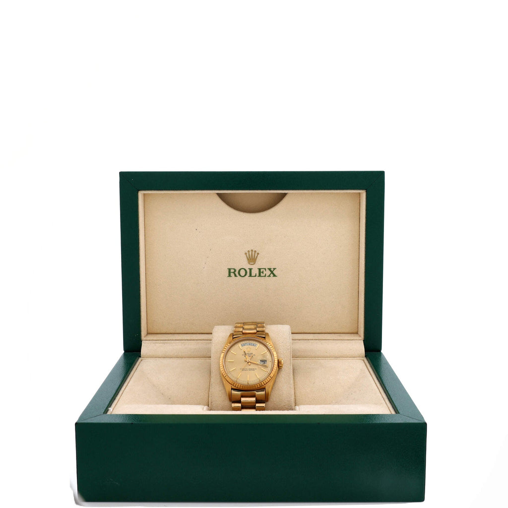 Oyster Perpetual President Day-Date Automatic Watch Yellow Gold 36
