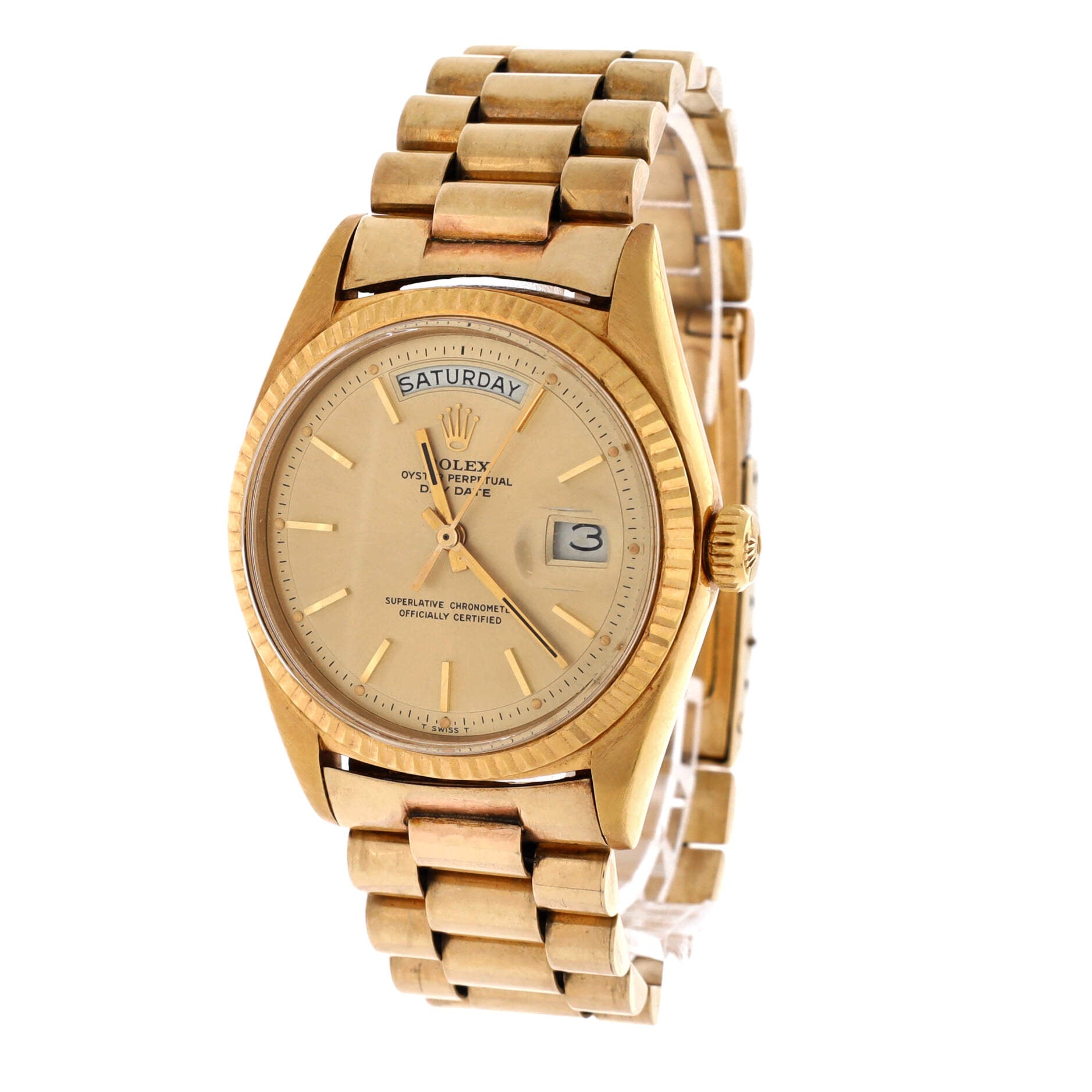 Oyster Perpetual President Day-Date Automatic Watch Yellow Gold 36