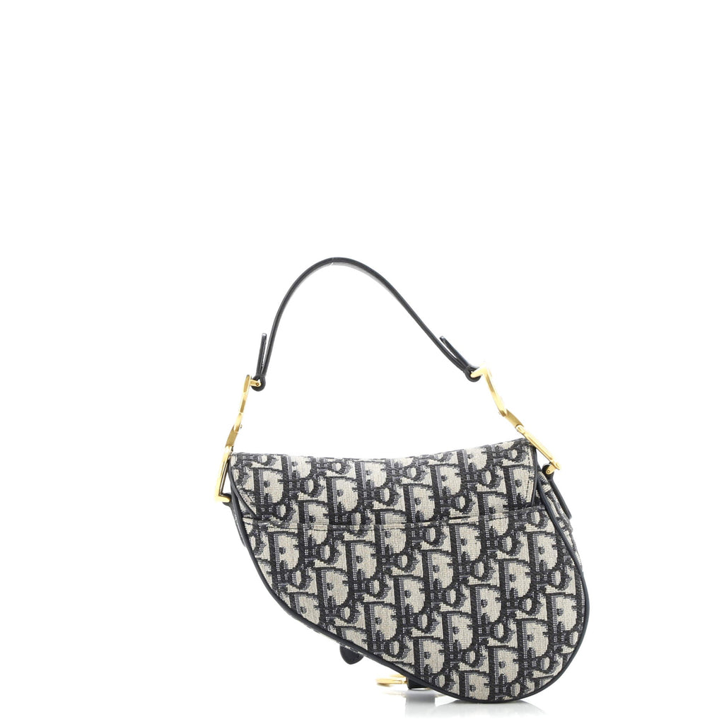 Saddle Handbag Oblique Canvas Mini
