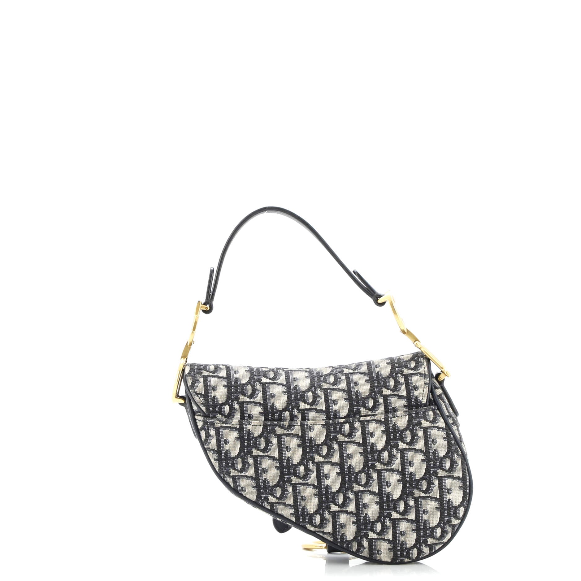 Saddle Handbag Oblique Canvas Mini