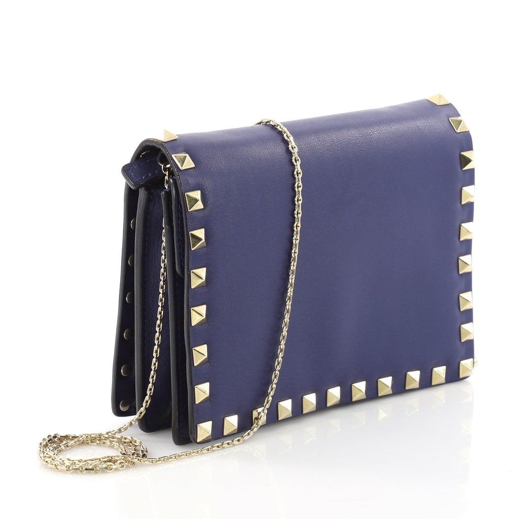 Rockstud Pouch Crossbody Bag Leather Mini