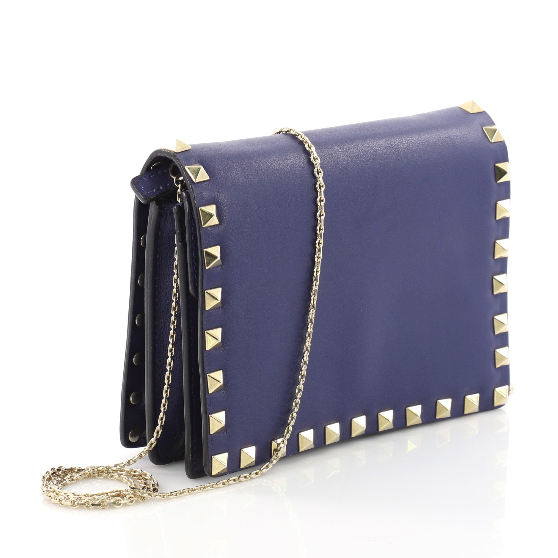 Rockstud Pouch Crossbody Bag Leather Mini