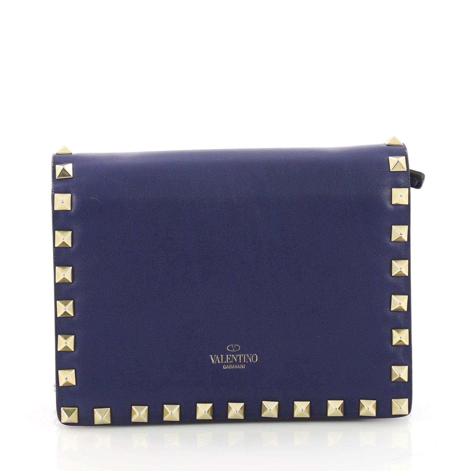 Rockstud Pouch Crossbody Bag Leather Mini